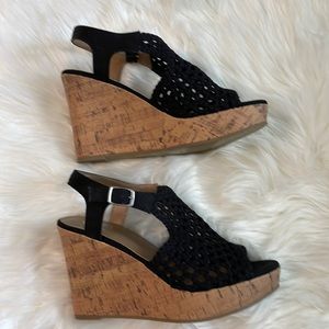 Black wedges 7.5